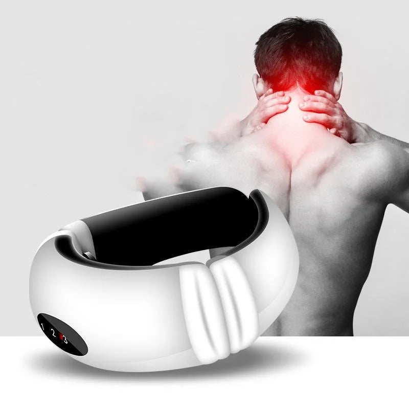 Rechargeable Neck Massager With Hot Compression Electric