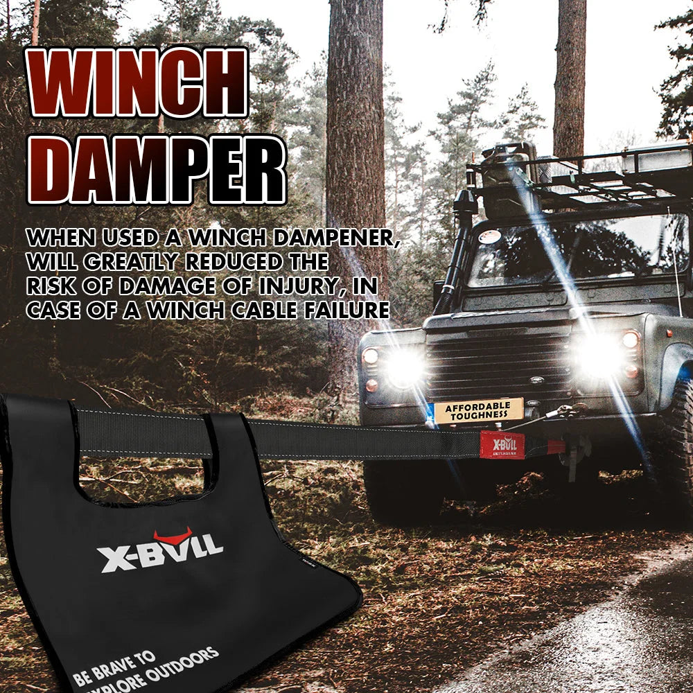 Recovery Kit 4X4 Off-Road Kinetic Rope Snatch Strap Winch