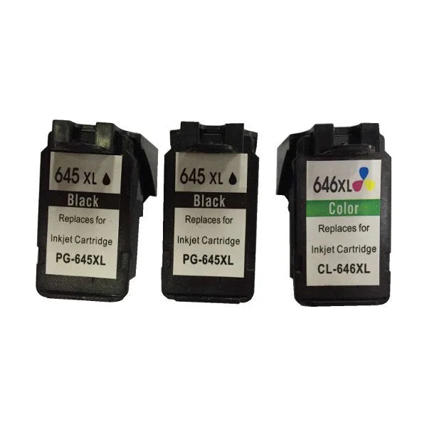 Remanufactured Value Pack 2 x PG645XL Black & 1 x CL646XL