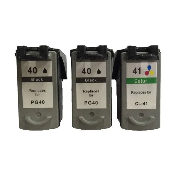 Remanufactured Value Pack 2x PG40 Black & 1x CL41 Colour