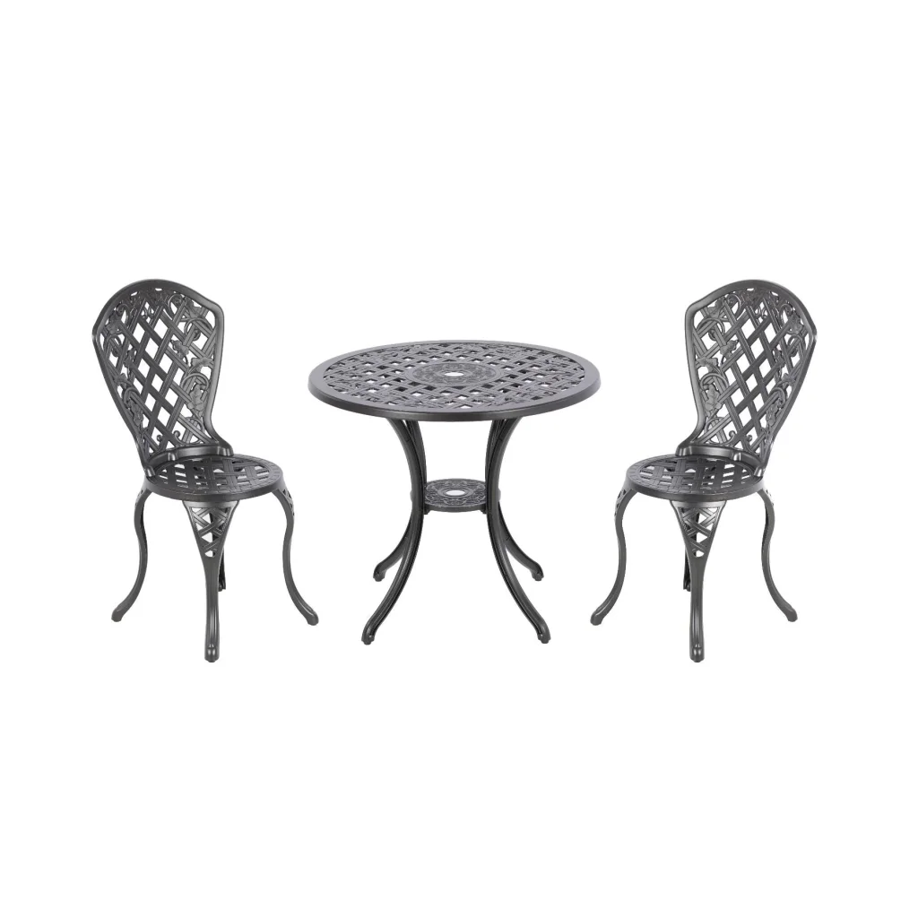 Remy Aluminium 3 Piece Setting - Furniture > Outdoor >