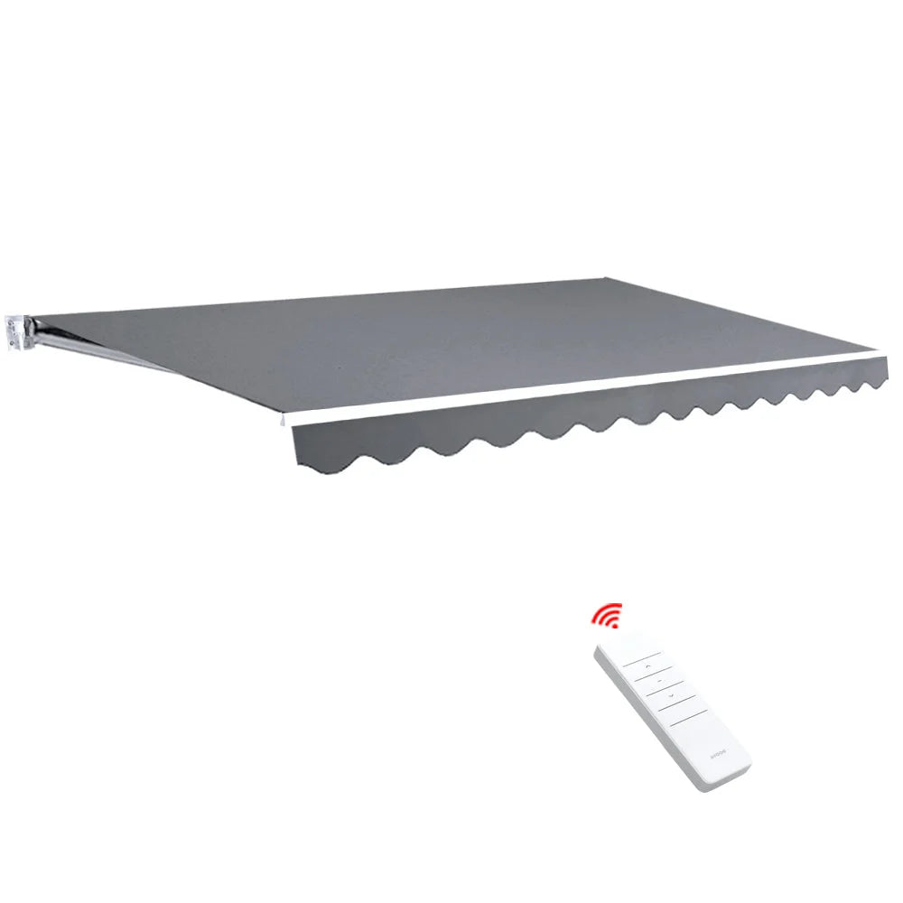 Retractable Folding Arm Awning Motorized Sunshade 3M x 2.5M