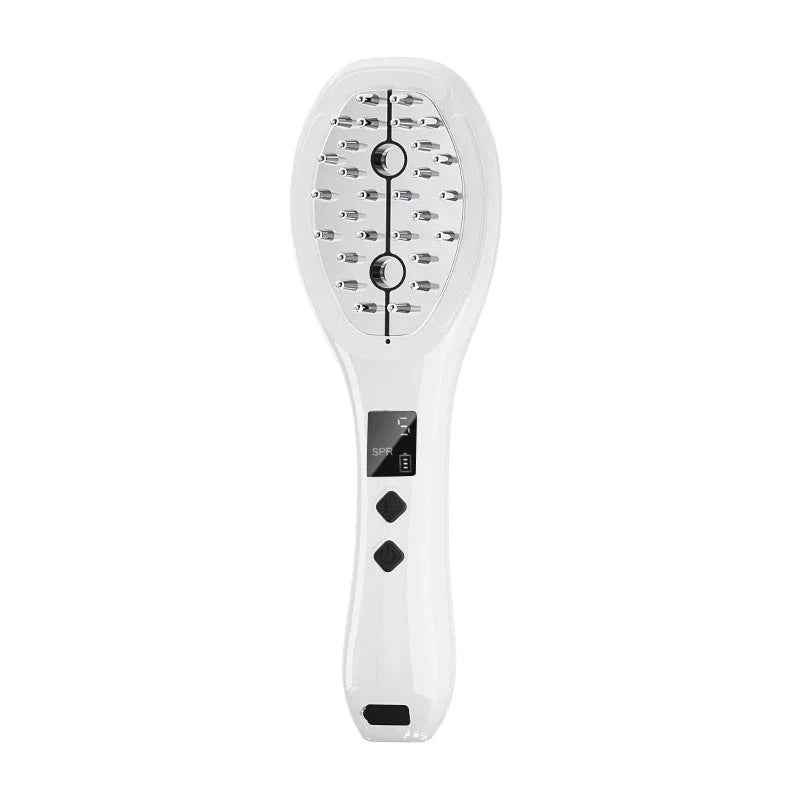 Revitalizing LED Hair Growth Comb: EMS Microcurrent Red &