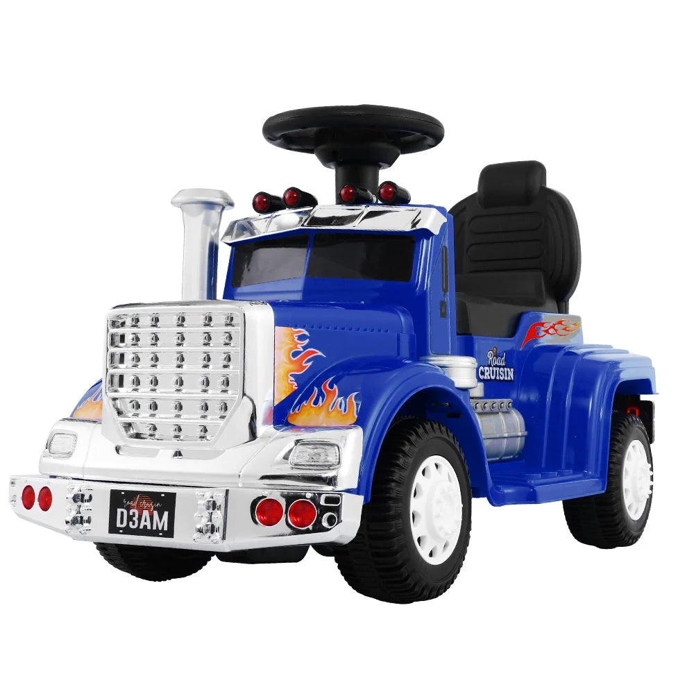 Ride On Kids Car Battery Truck Toy Motorbike - Rigo Blue