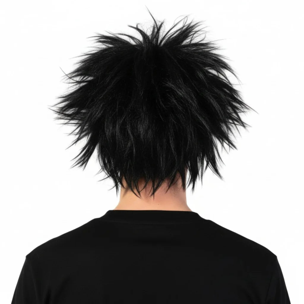 ROCKSTAR WIG Punk Costume Party Fancy Spiky Hair Disco