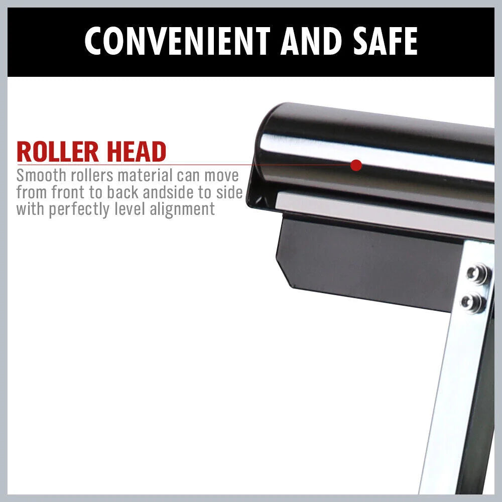 Roller Support Stand Foldable Adjustable Bench Holder Heavy