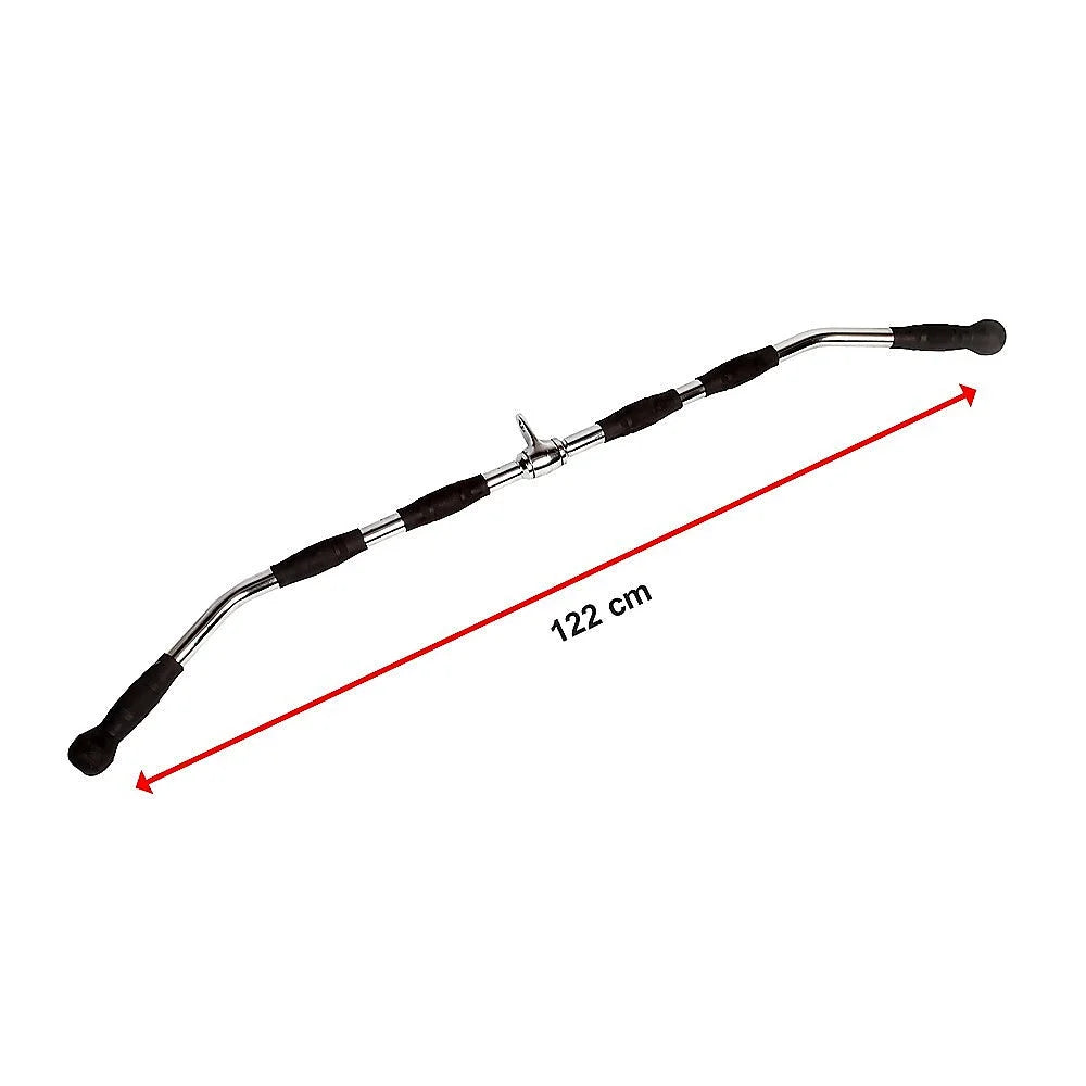 Rubber-Coated Lat Pulldown Bar Attachment - Randy & Travis