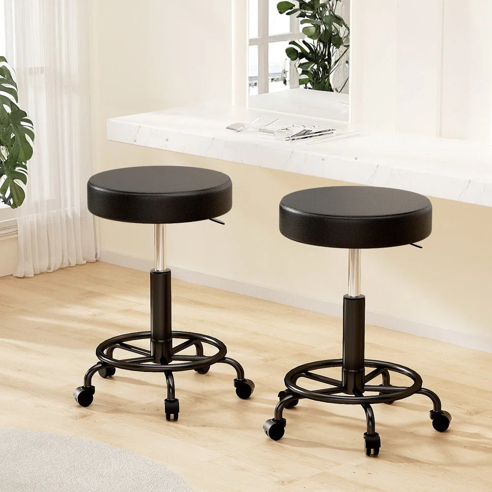 Salon Stool Round Swivel Barber Hair Bar Stools Hydraulic