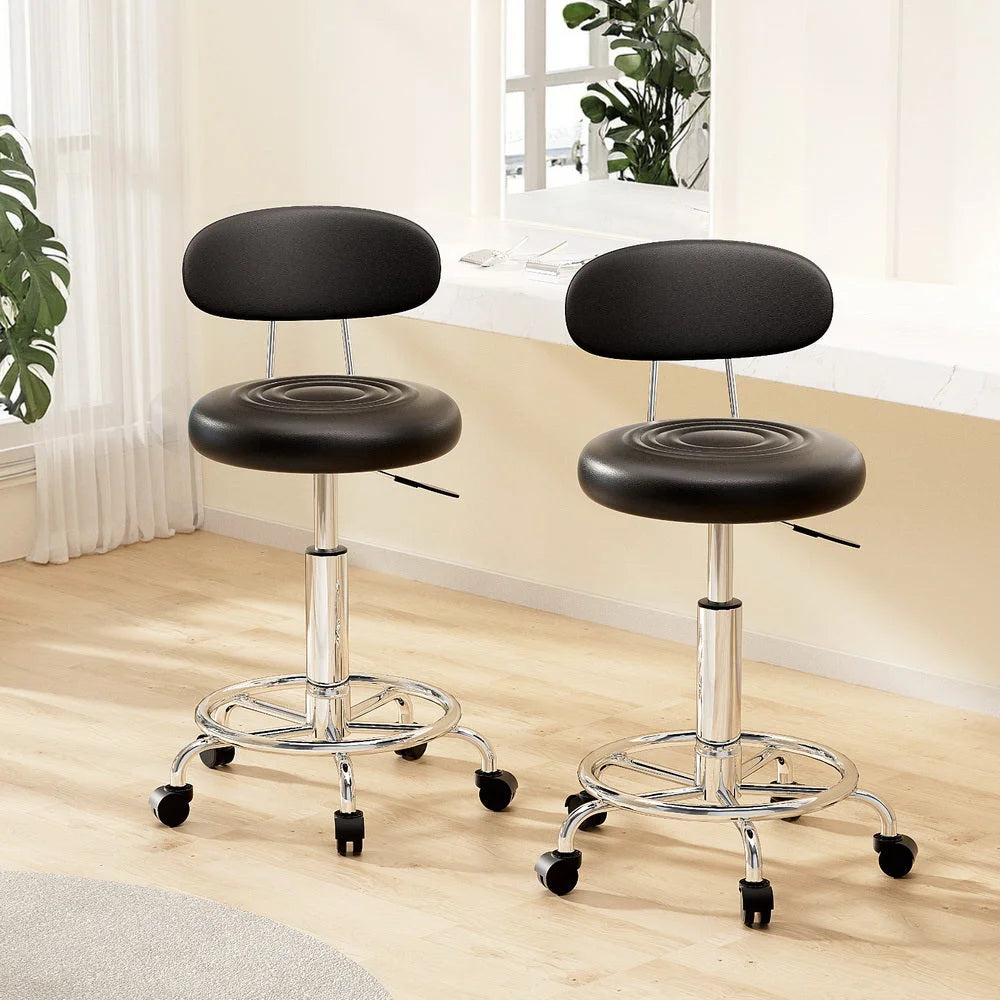 Salon stool swivel with attachment points and product body