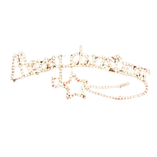 Samland Animated Merry Christmas Motif Rope Light W/