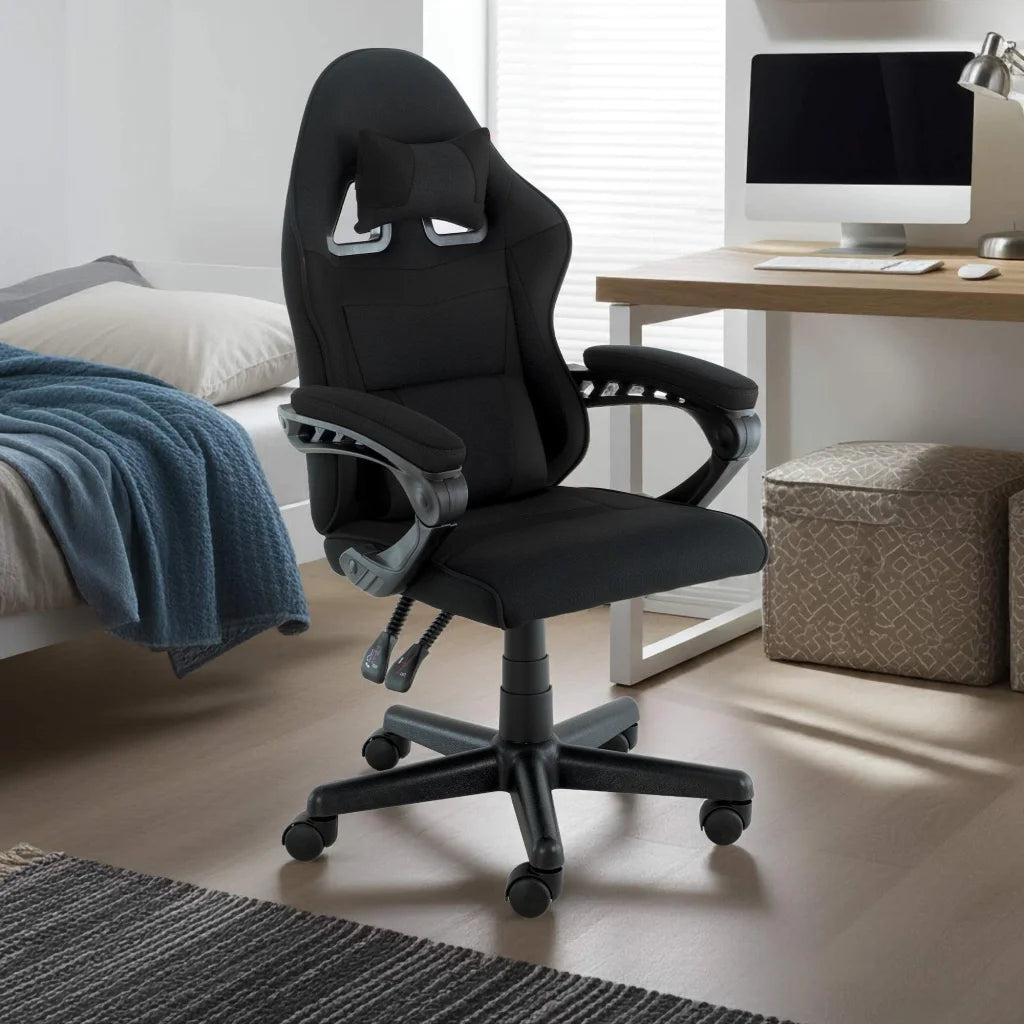 Sarantino Antre Kids Study Gaming Chair Black Adjustable