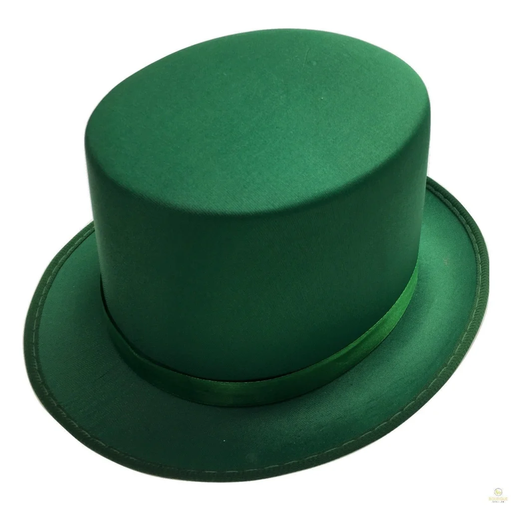 SATIN TOP HAT Costume Party Cap Fancy Dress Trilby Fedora