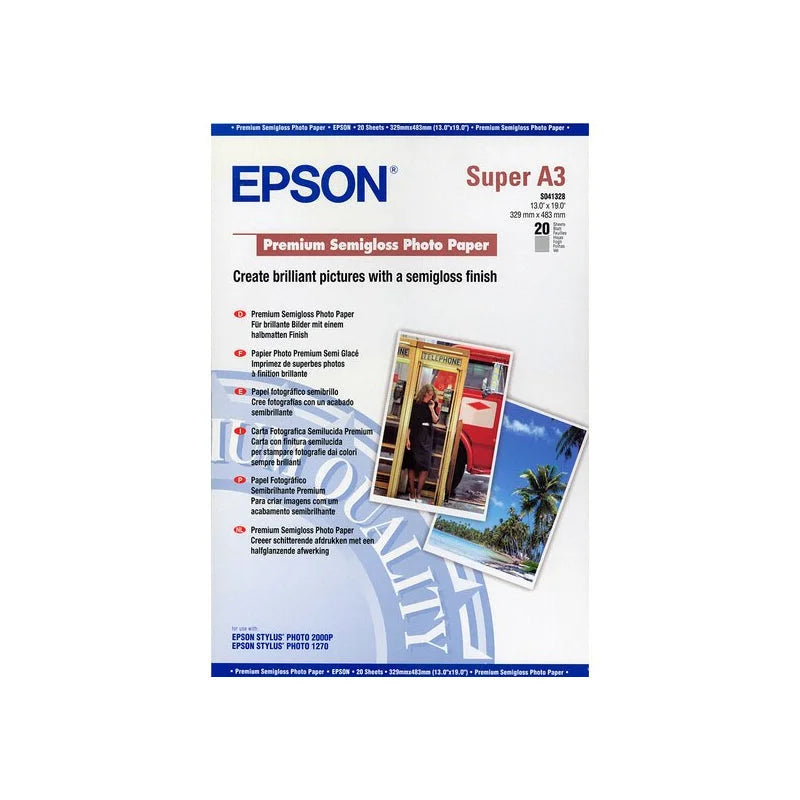 Semi-Gloss Paper A3+ - EPSON S041328