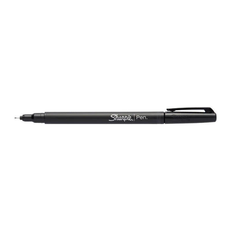 SHARPIE Pen Fine Black (Pack of 2 Box of 6)