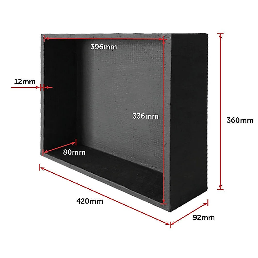 Shower Niche Prefabricated Wall 360 x 420 x 92mm Bathroom
