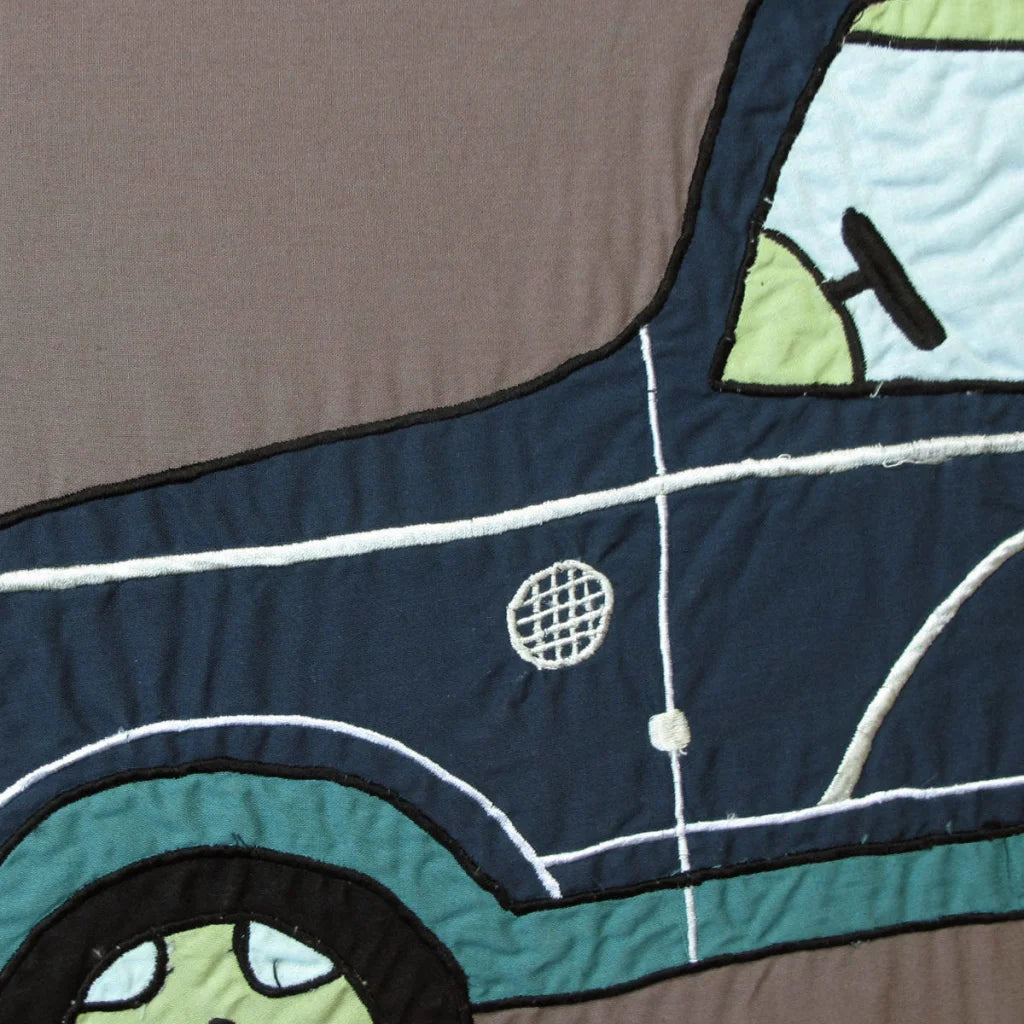 Single Embroidered Quilt Cover Set Jeep Wrangler - Home &