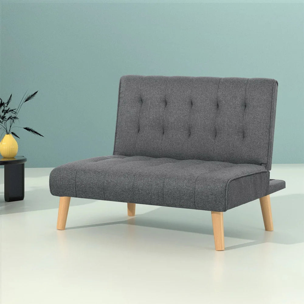 Single-Seater Recliner Lounge Sofa Chair – Futon Style