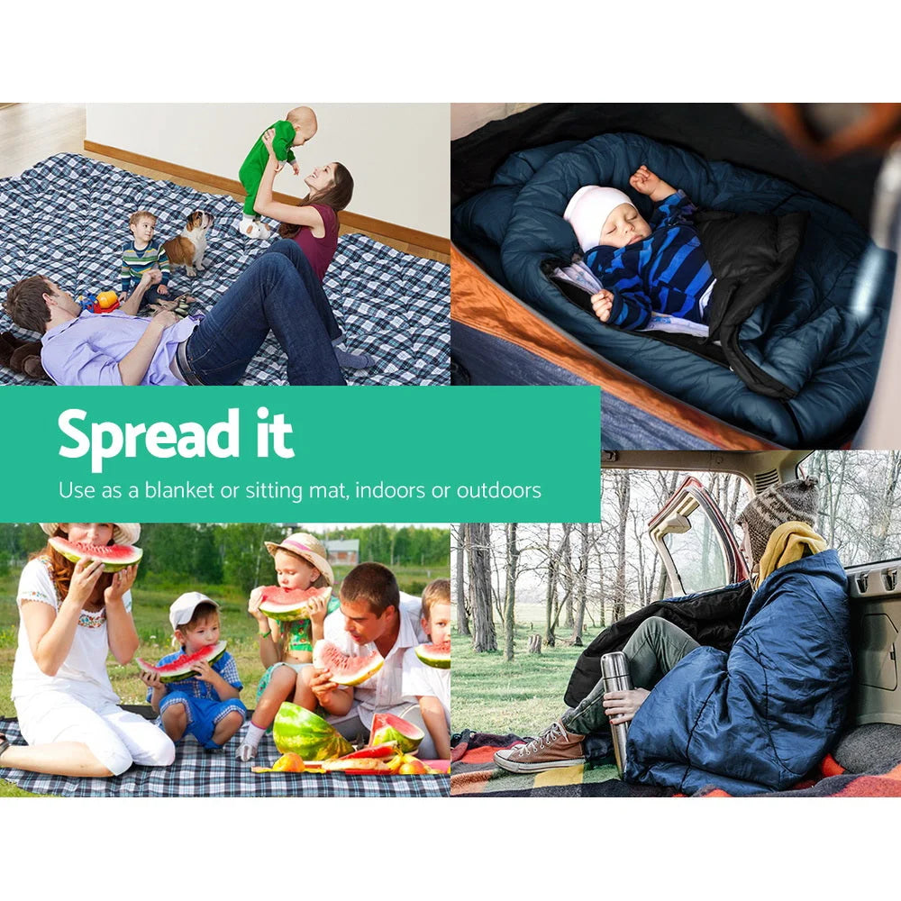 Sleeping Bag Single Camping Hiking Winter Thermal - Outdoor