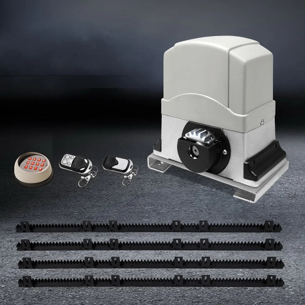Sliding Gate Opener 1200KG with Keypad 4m Rails - Gate