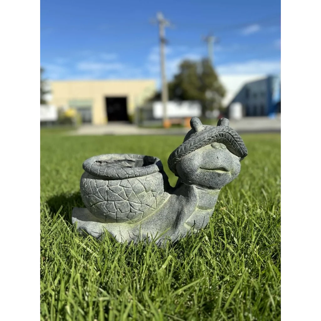 Snail with pot Planter - Home & Garden > Artificial Plants