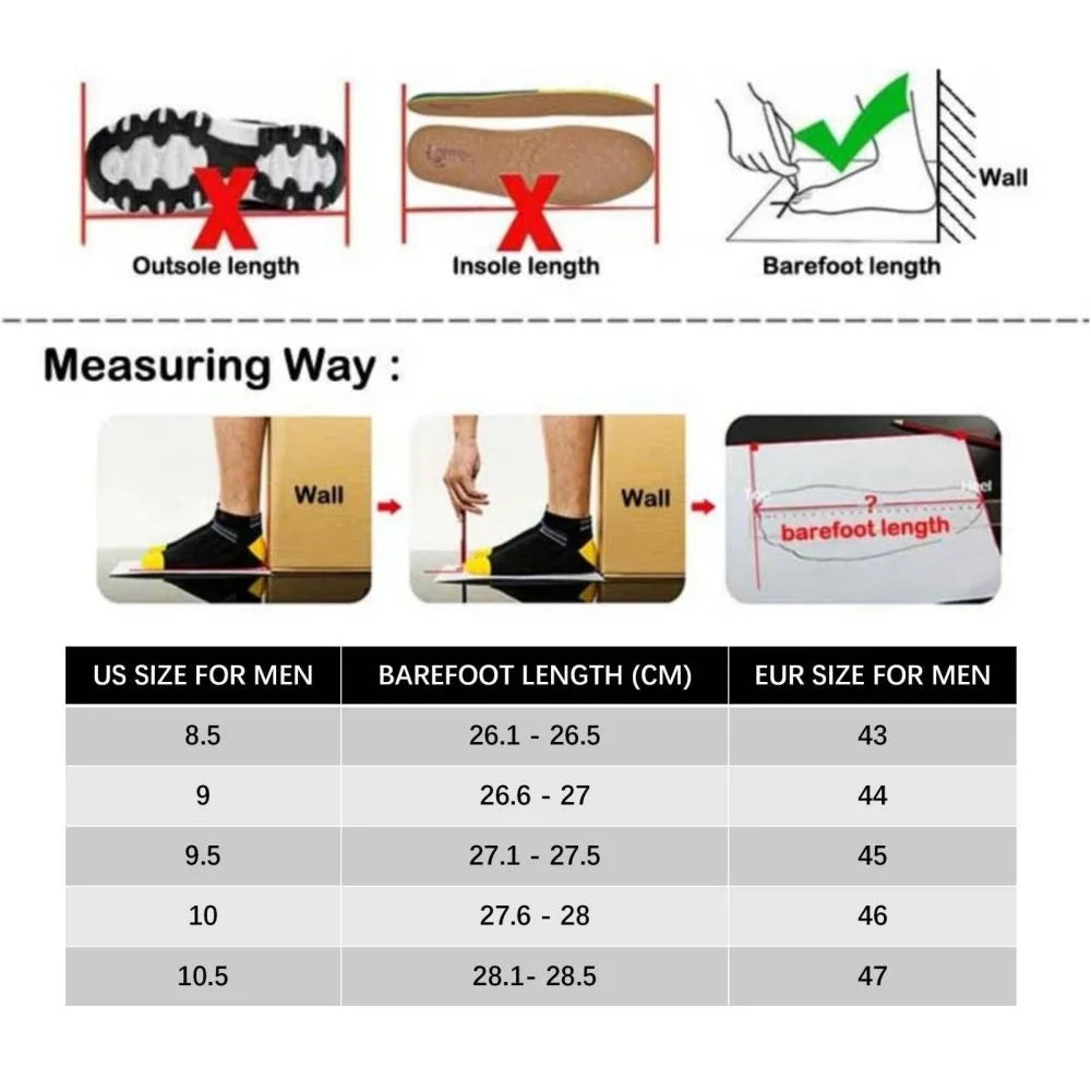 Sneakers Men’s Outdoor Road Shoes Breathable Lightweight