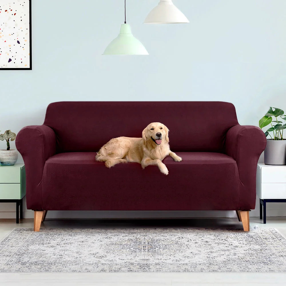 Sofa cover elastic with cover fabric and edge stitching