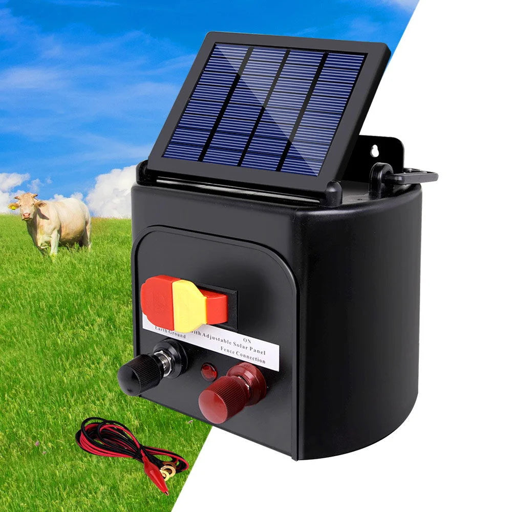 Solar Fence Charger Energiser 5km - Farm Supplies