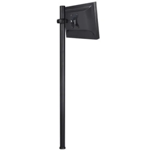 Spacedec Display Donut Pole 1150mm Black Single Monitor