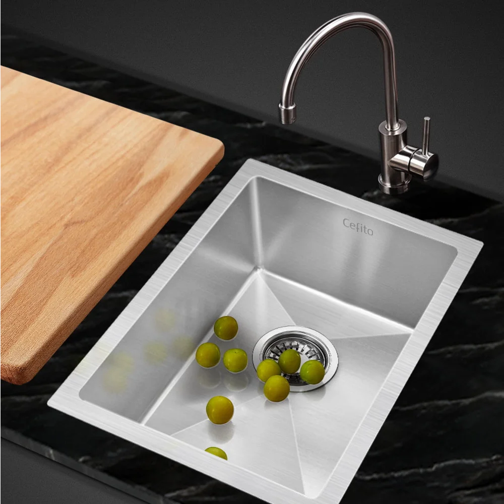 Stainless Steel Kitchen Sink 340×440mm Nano Under/Topmount