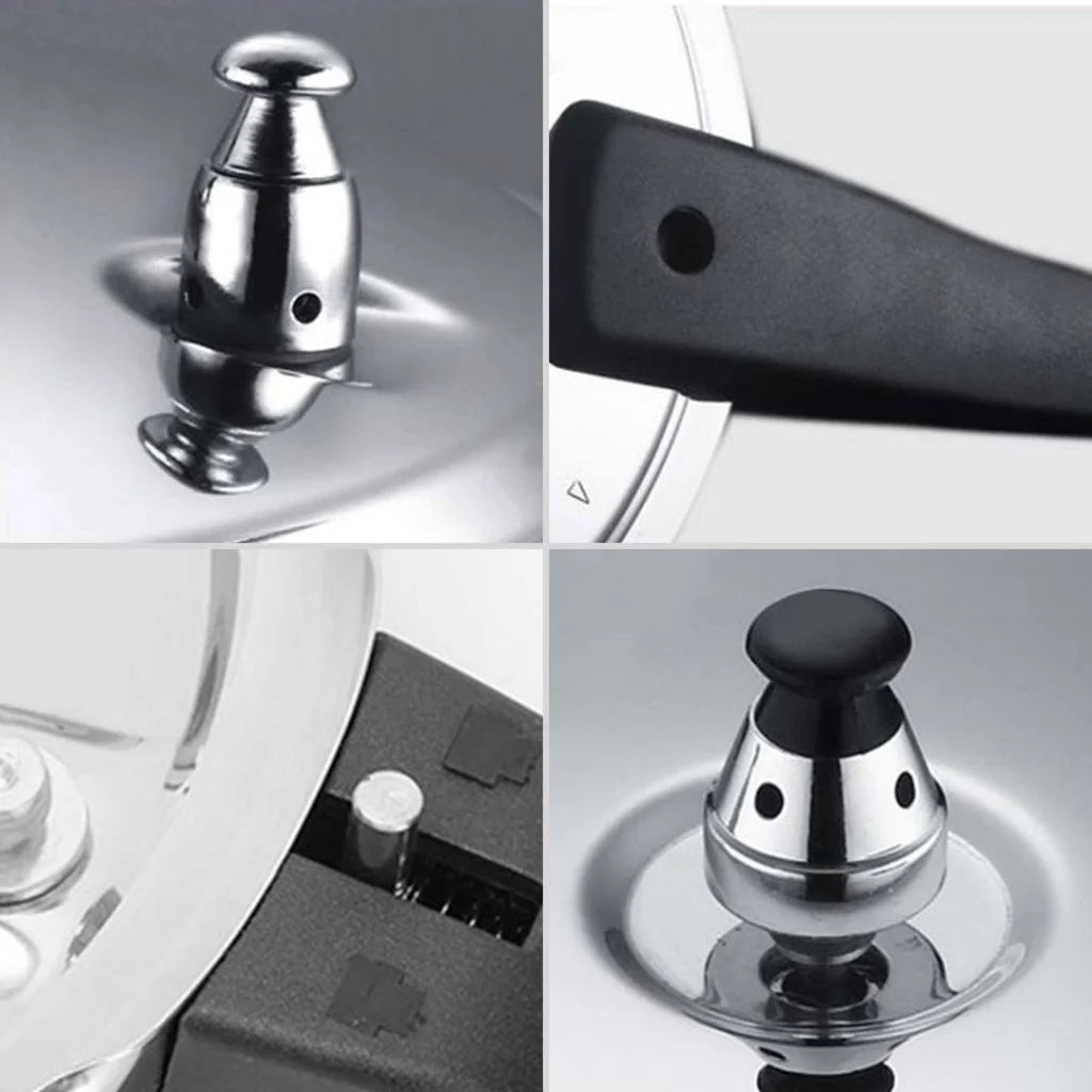 Stainless Steel Pressure Cooker Spare Lid Set Premium 2X 5L Replacement Spare Parts