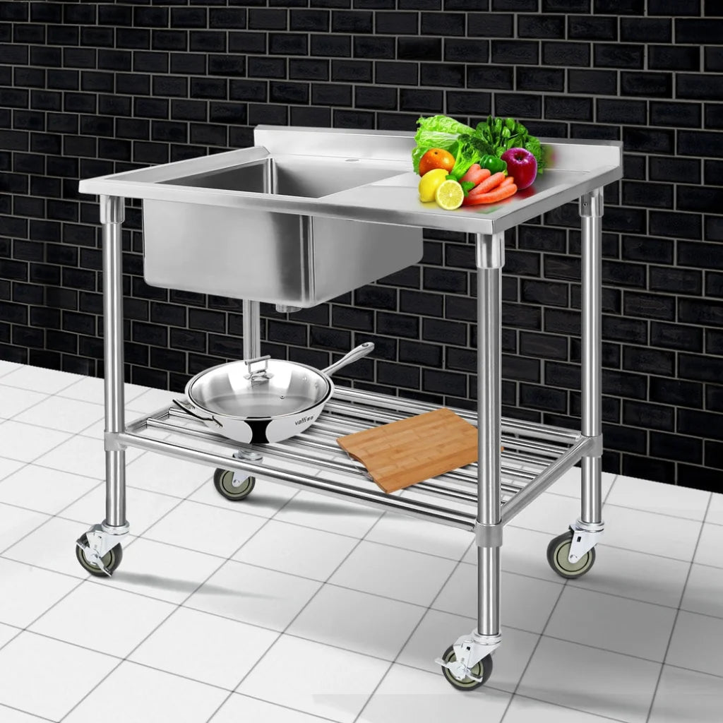 Stainless Steel Sink Bench 304 Kitchen Work Benches