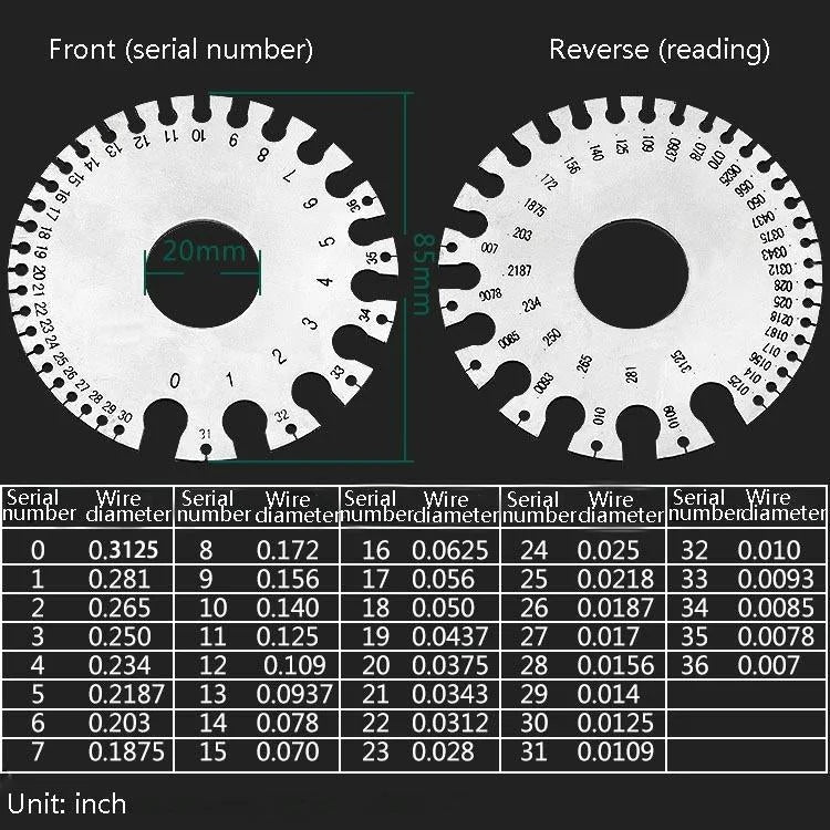 Stainless Steel Welding Gauge for Thickness and Inspection