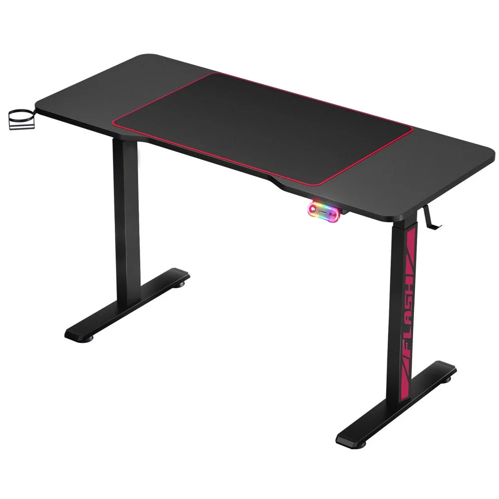 Standing Desk Motorised Gaming Desk 140CM - Black