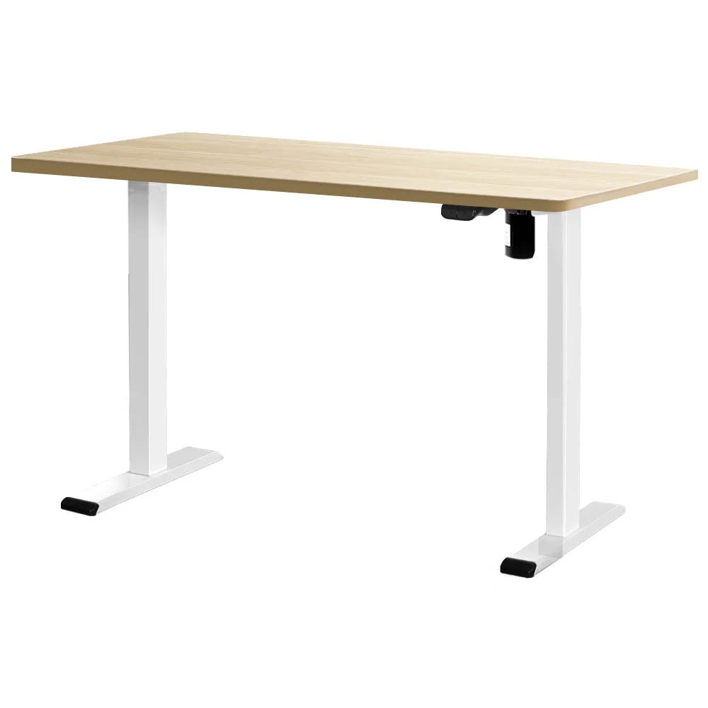 Standing Desk Motorized Sit Stand White Oak 120CM 619
