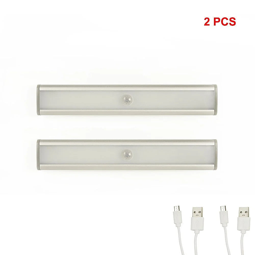 Stick-on Wireless LED Closet Light 2 x 46 Rechargeable