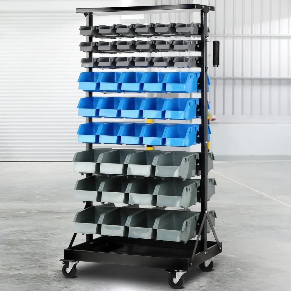Storage Rack Stand 90 Bin - Tools Storage