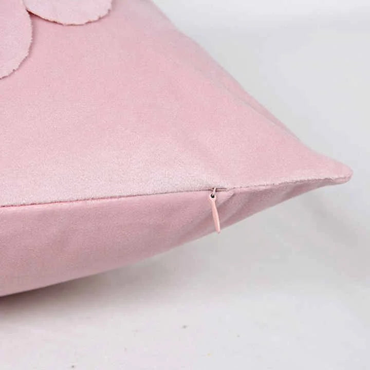 Style 2 Pink 3D Floral Cushion Covers - Modern Luxury