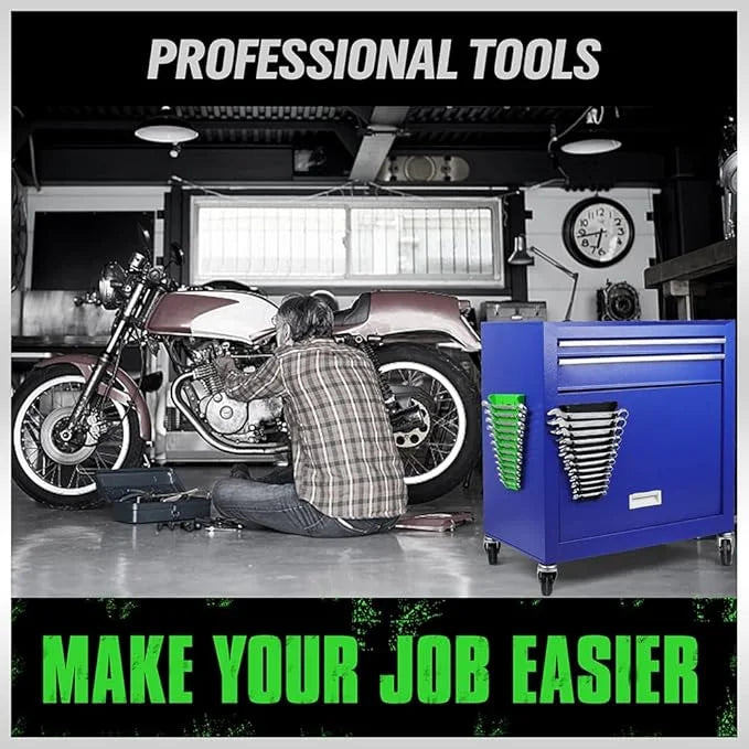 SWANLAKE 2Pack Magnetic Wrench Organizer wrench rack Tool