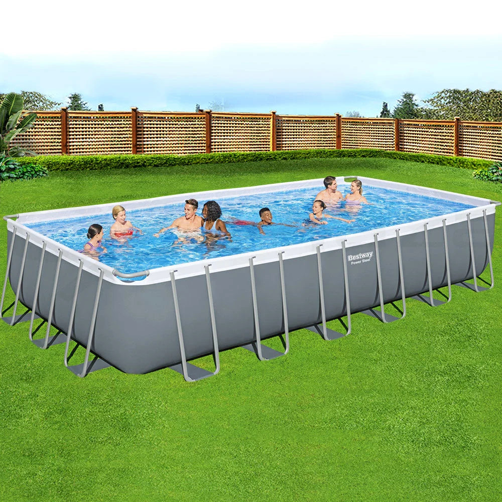 Swimming Pool 732x366x132CM Steel Frame Above Ground