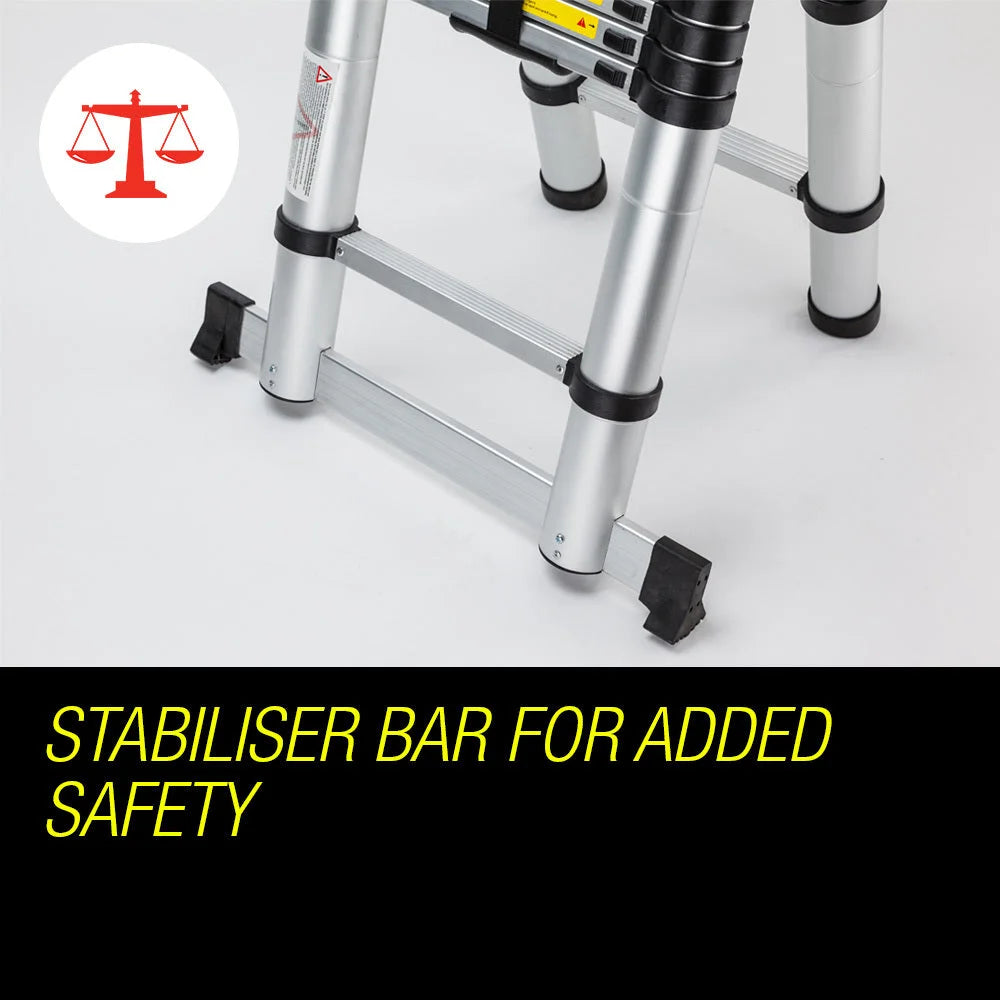Telescopic Aluminium Multipurpose Ladder Bullet 5m Alloy