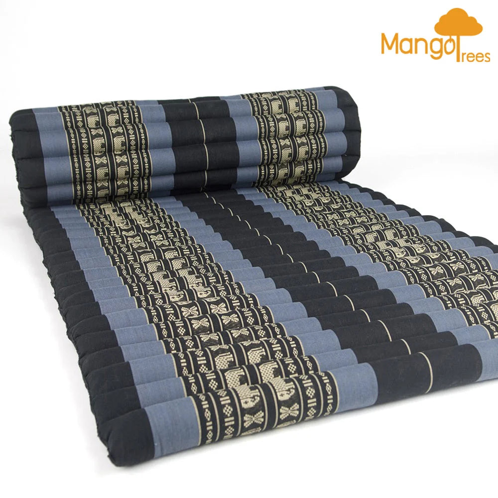 Thai Kapok Roll-Up Mattress Foldout Mat - BlueEle - Outdoor