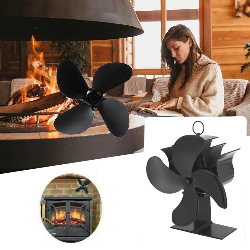 Thermal Power Stove Fan for Fireplaces - Appliances >