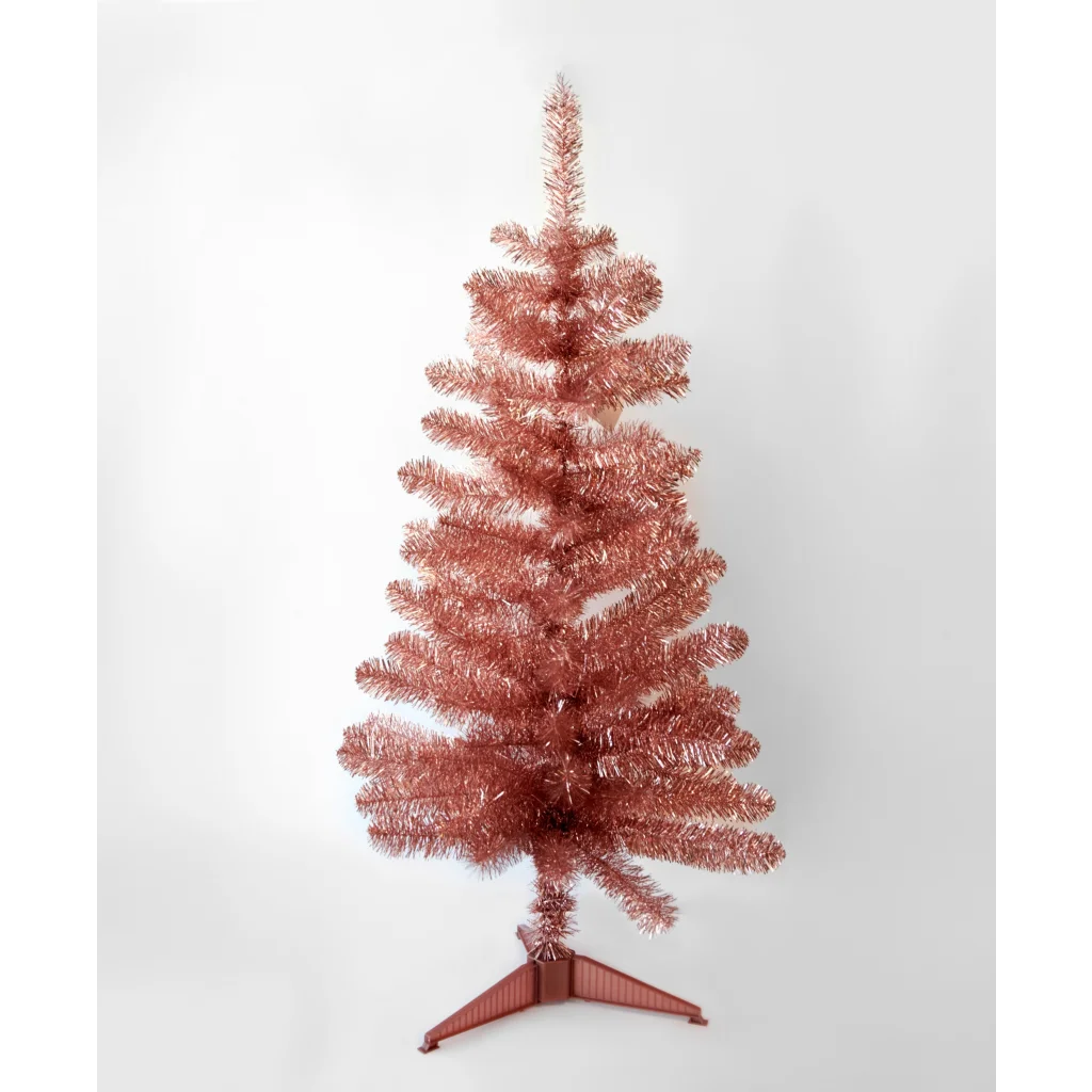 TINSEL CHRISTMAS TREE PINK 4FT - X3460 (Box of 1pc)