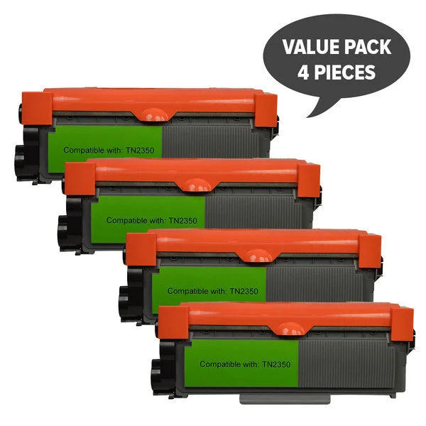 TN-2350 Premium Generic Toner Cartridge x4