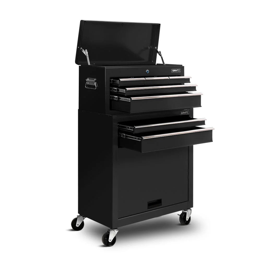 Tool Box Cabinet 7‑Drawer Garage Toolbox Organizer Black