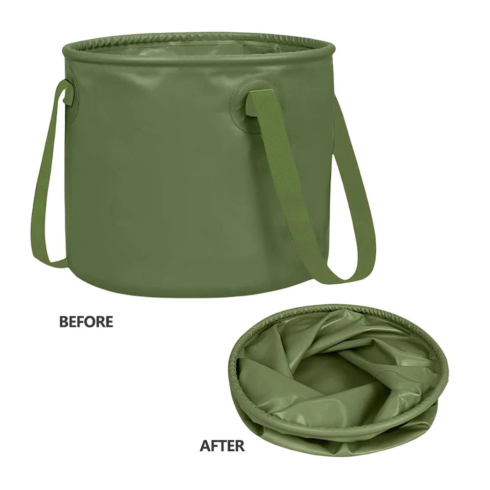 Travel Camping Folding Bucket 13L Portable Barbecue Picnic