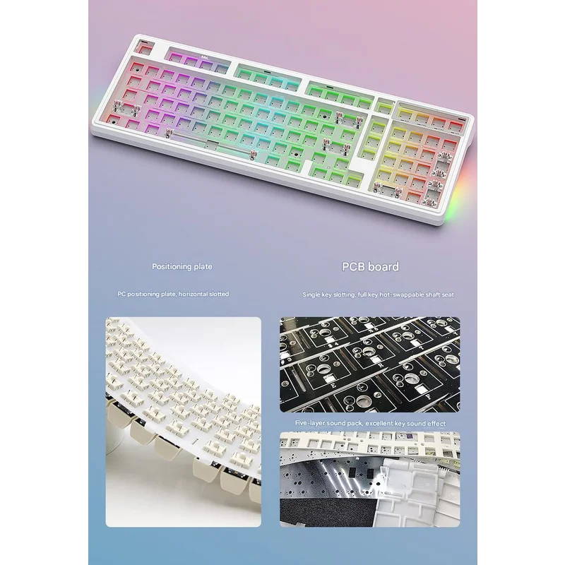 Tri-Mode RGB Mechanical Gaming Keyboard - 102-Key
