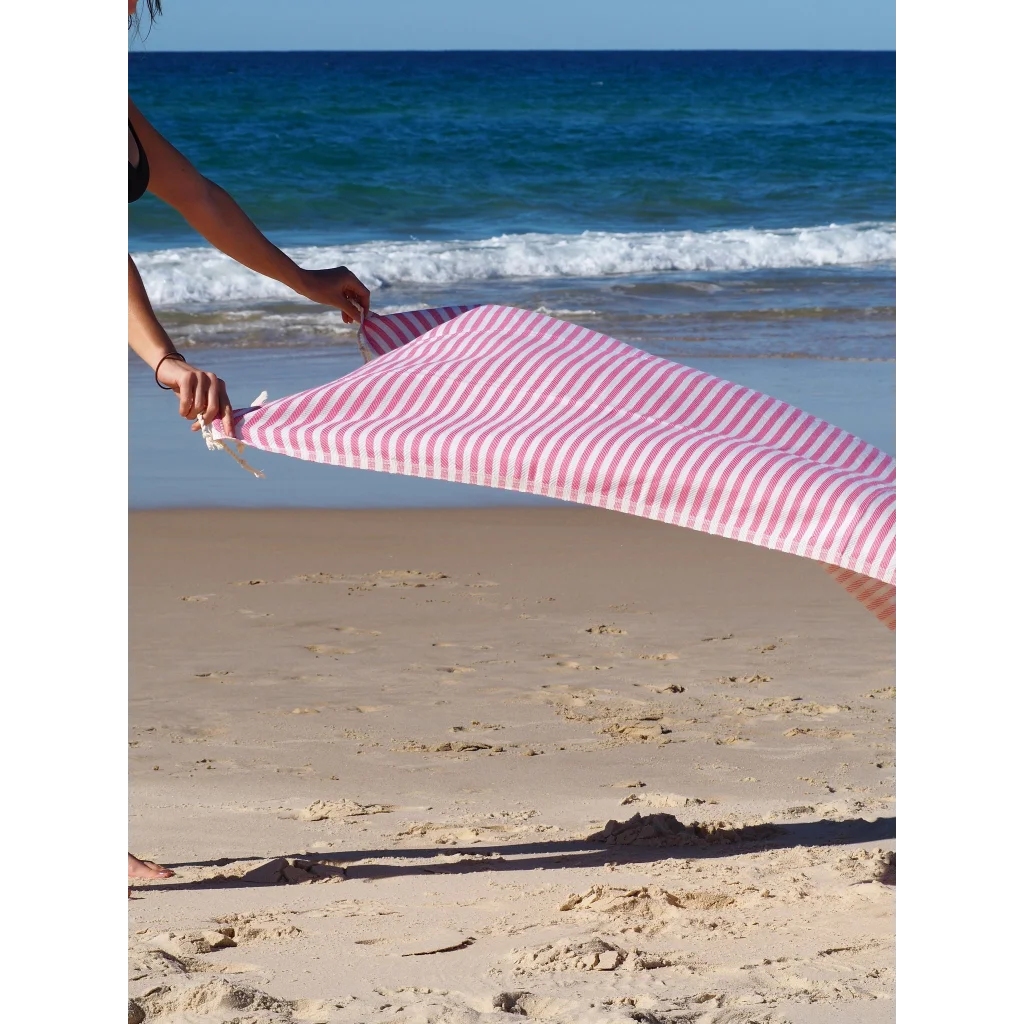Turkish Cotton Towel Portsea Rose - Home & Garden