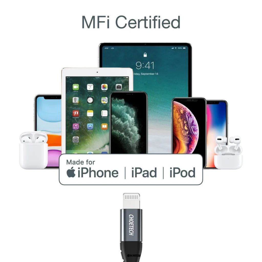 USB-C to iPhone MFi Certified Cable 1.2M (IP0039)