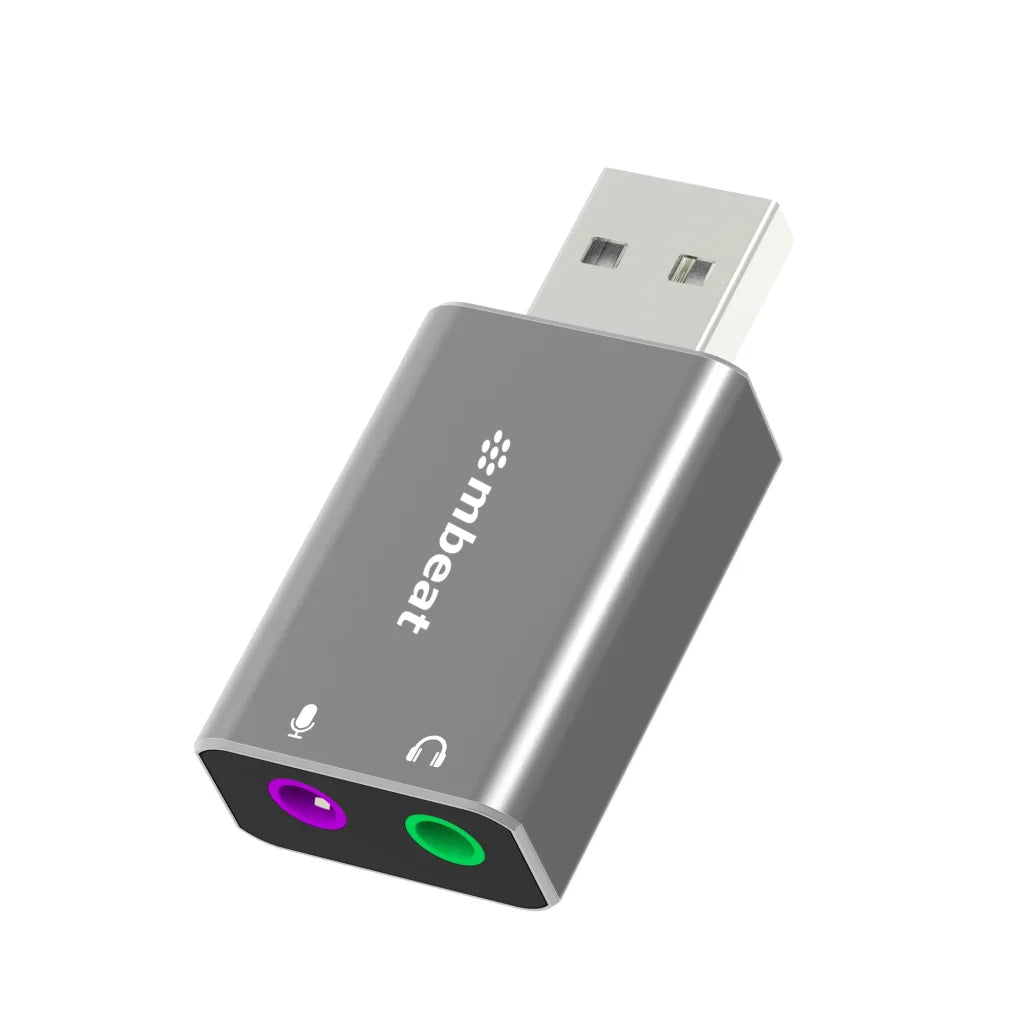 USB to 3.5mm & Microphone Adapter MBEAT Elite - Adds